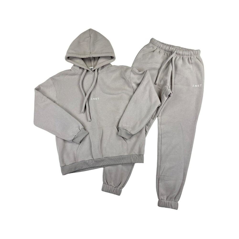 AWET - G. District Hoodie and Joggers Set in Grey